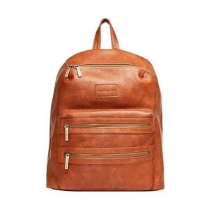 Honest company city backpack cognac
